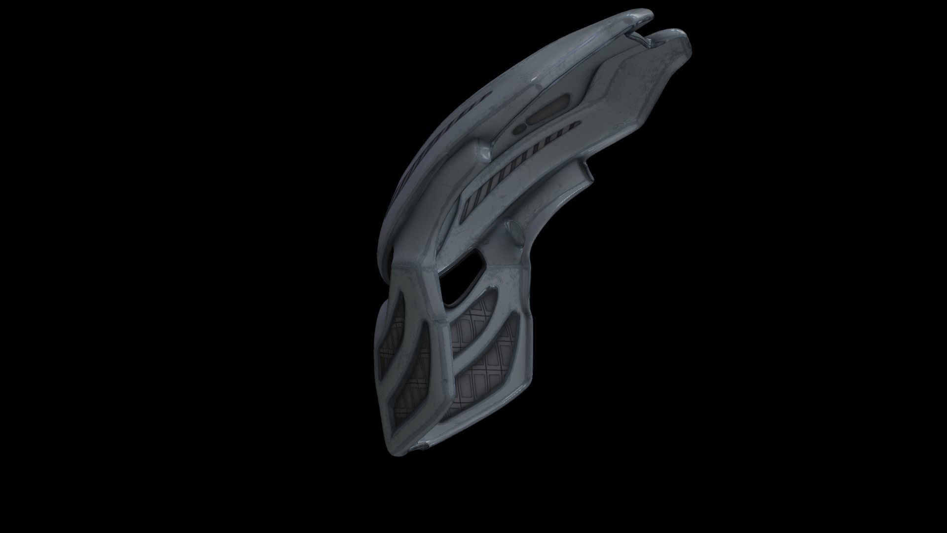 predator cosplay mask 3D print model_3