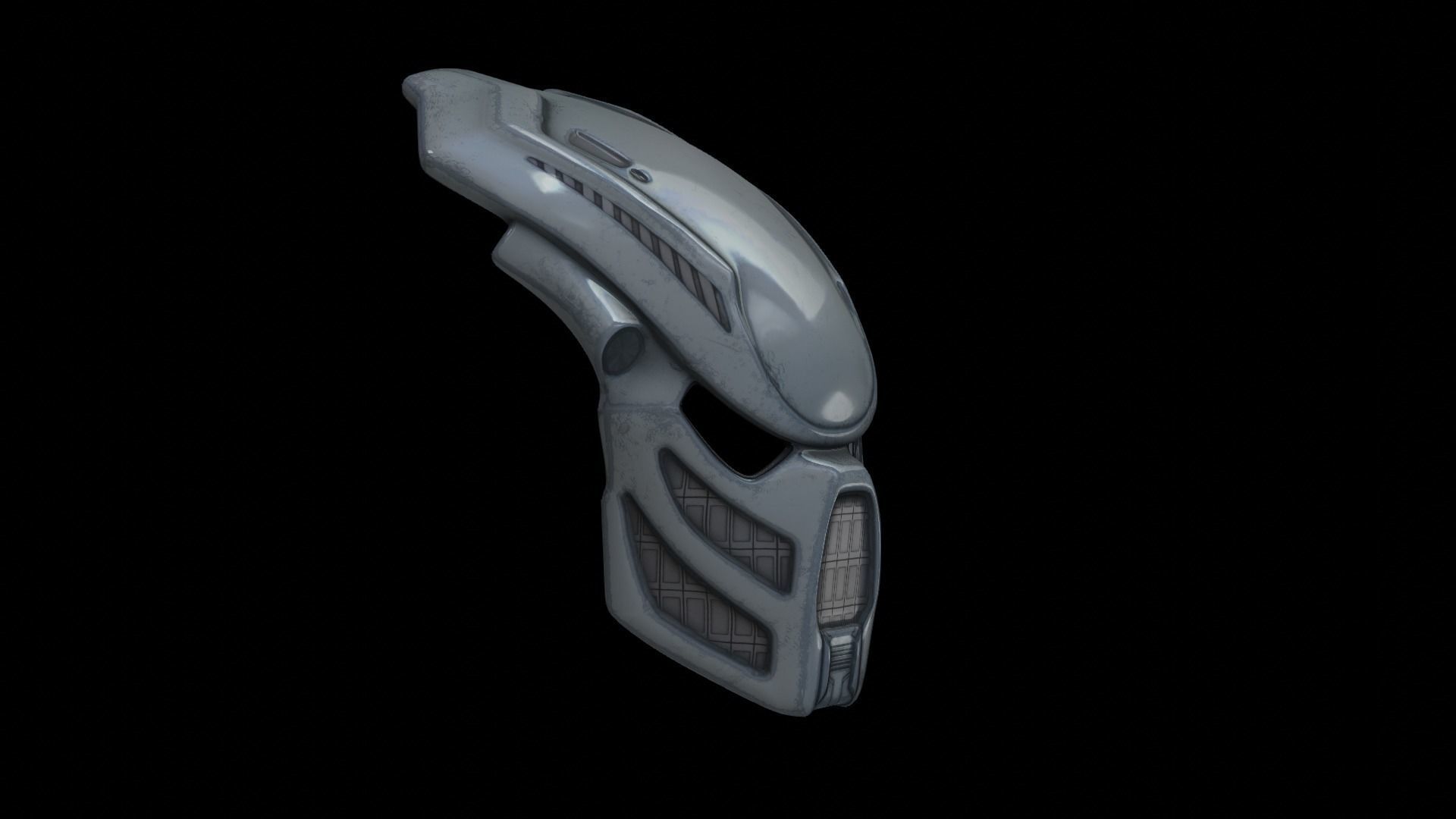 predator cosplay mask 3D print model_6