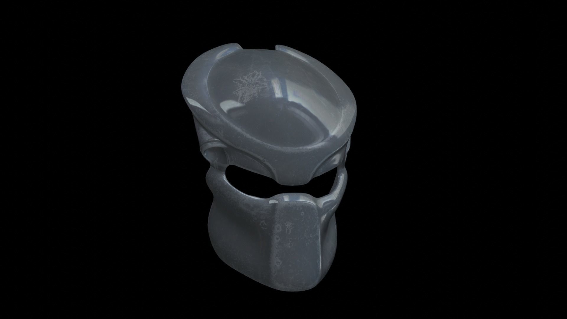 predator cosplay mask 3D print model_7