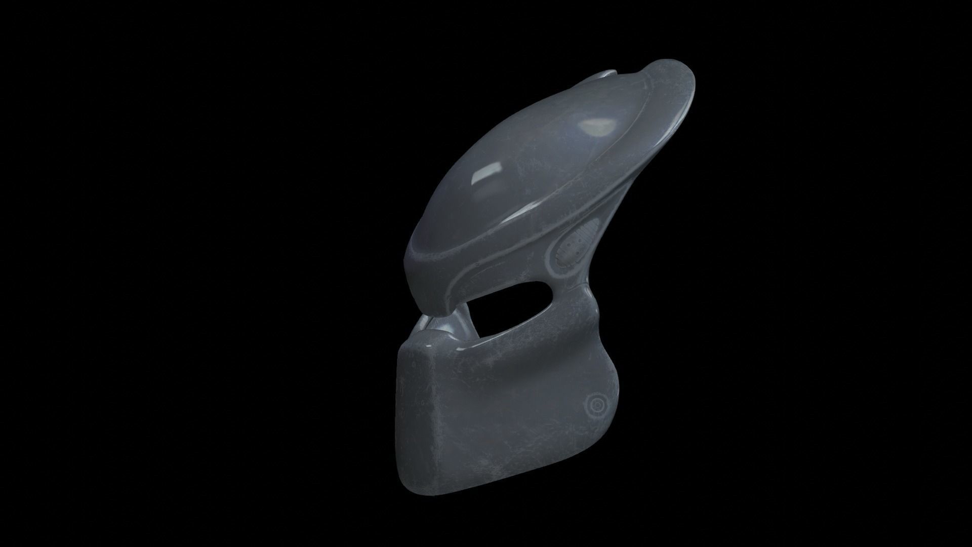 predator cosplay mask 3D print model_2