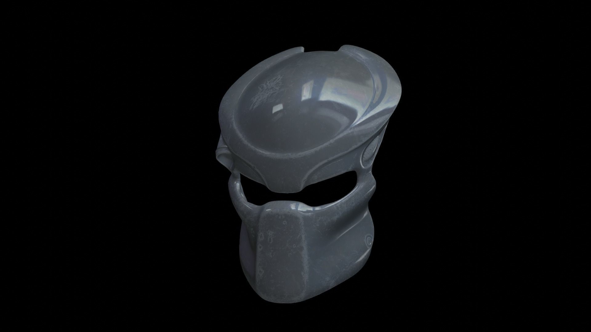 predator cosplay mask 3D print model_1