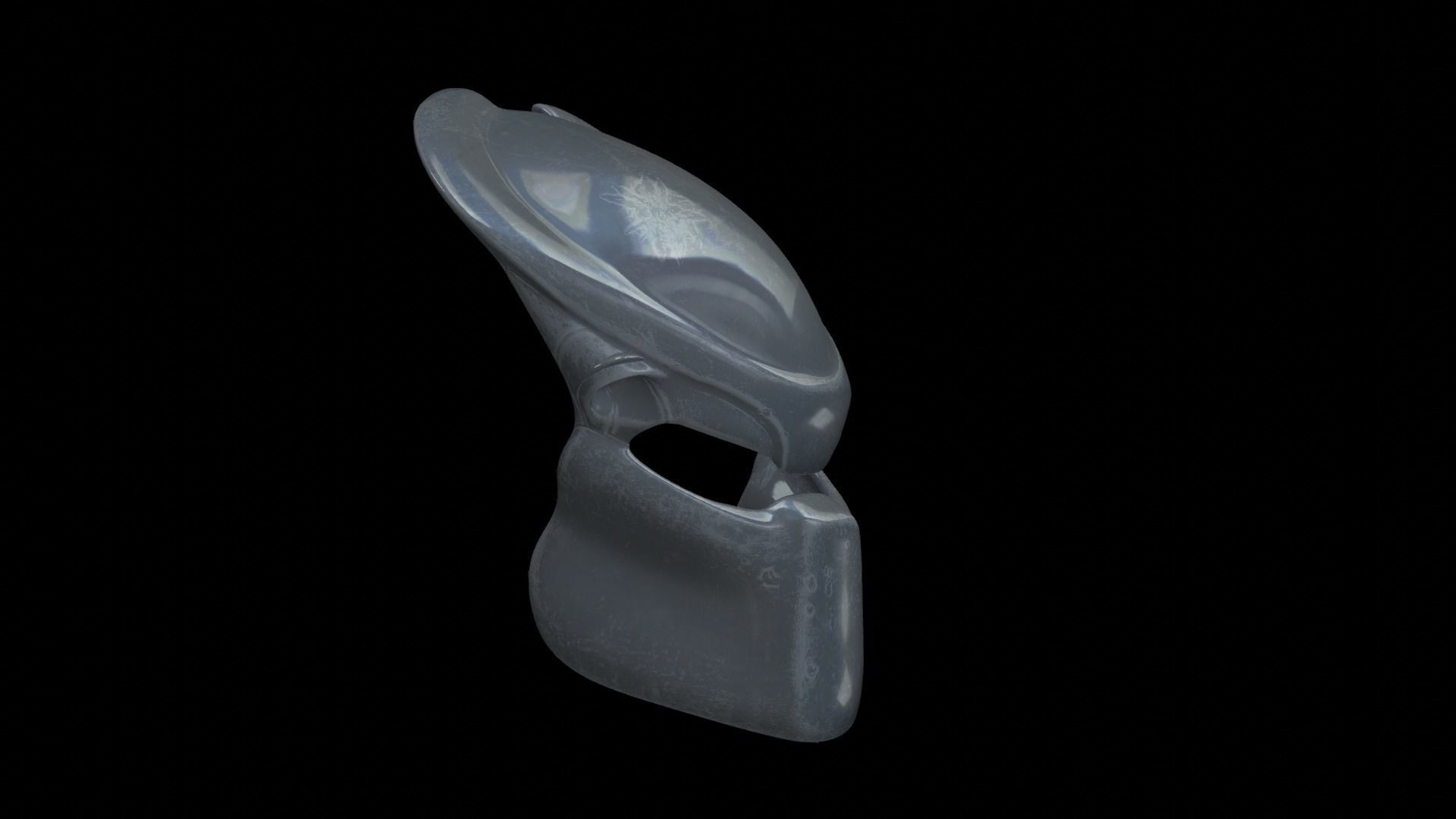 predator cosplay mask 3D print model_6