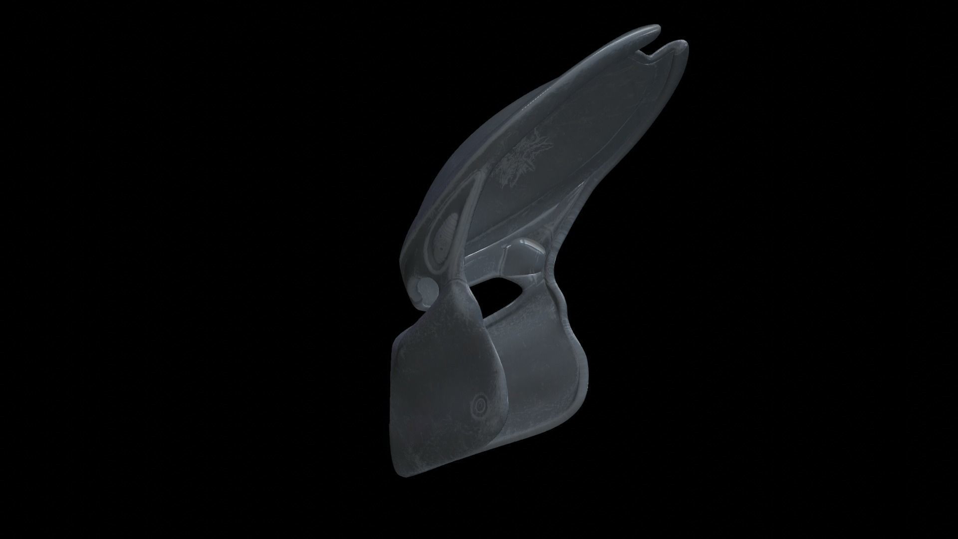 predator cosplay mask 3D print model_3