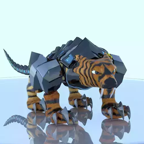 3D Armored Tiger