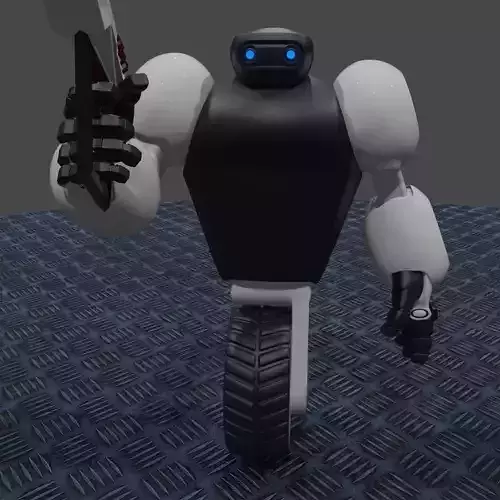 gun robot 3D