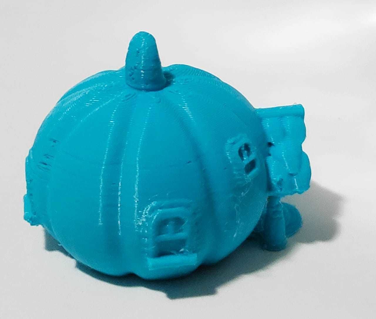 Gnome Pumpkin House 3D print model_4