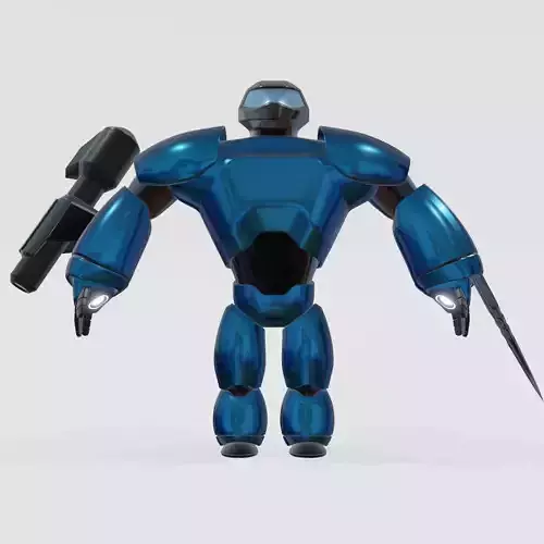 3D rocketman robot