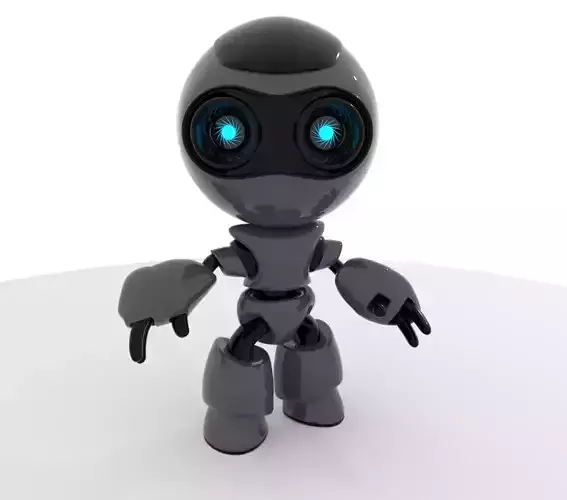 small robot 3D model 3D model