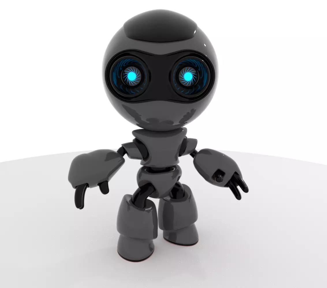 small robot 3D model 3D model