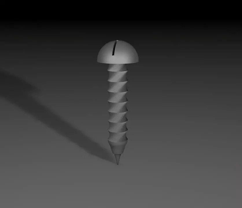 Tornillo screw Free 3D model_0