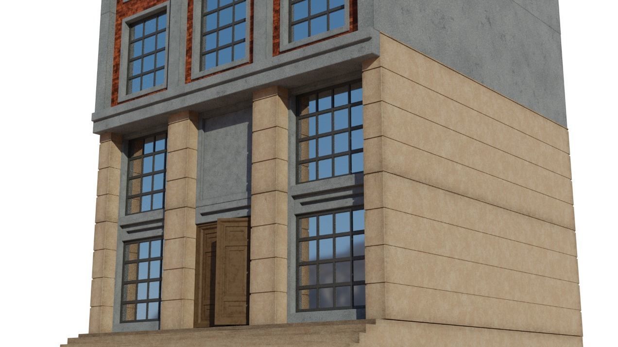 Factory building 1 3D model_3