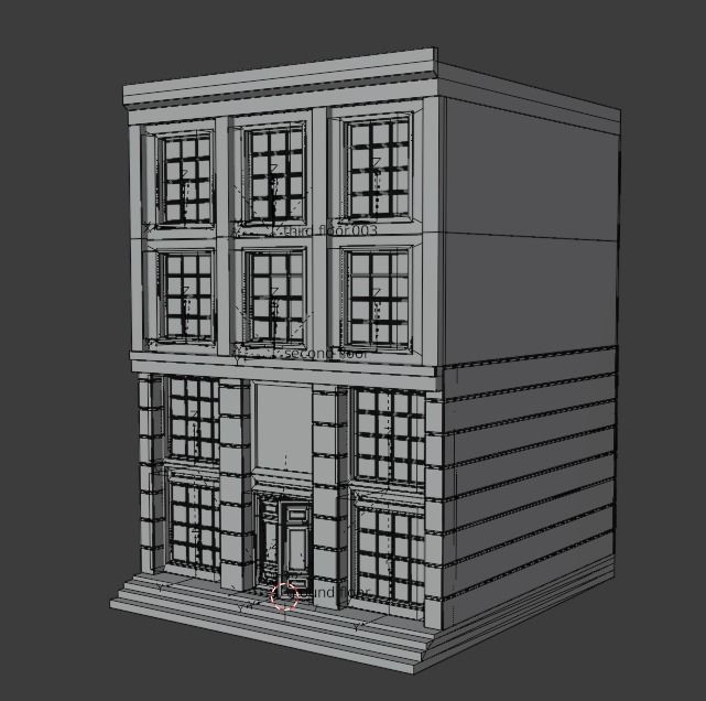 Factory building 1 3D model_7