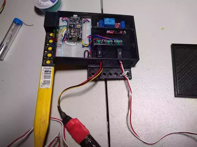 esp8266 or esp32 indoor outdoor box 3D print model