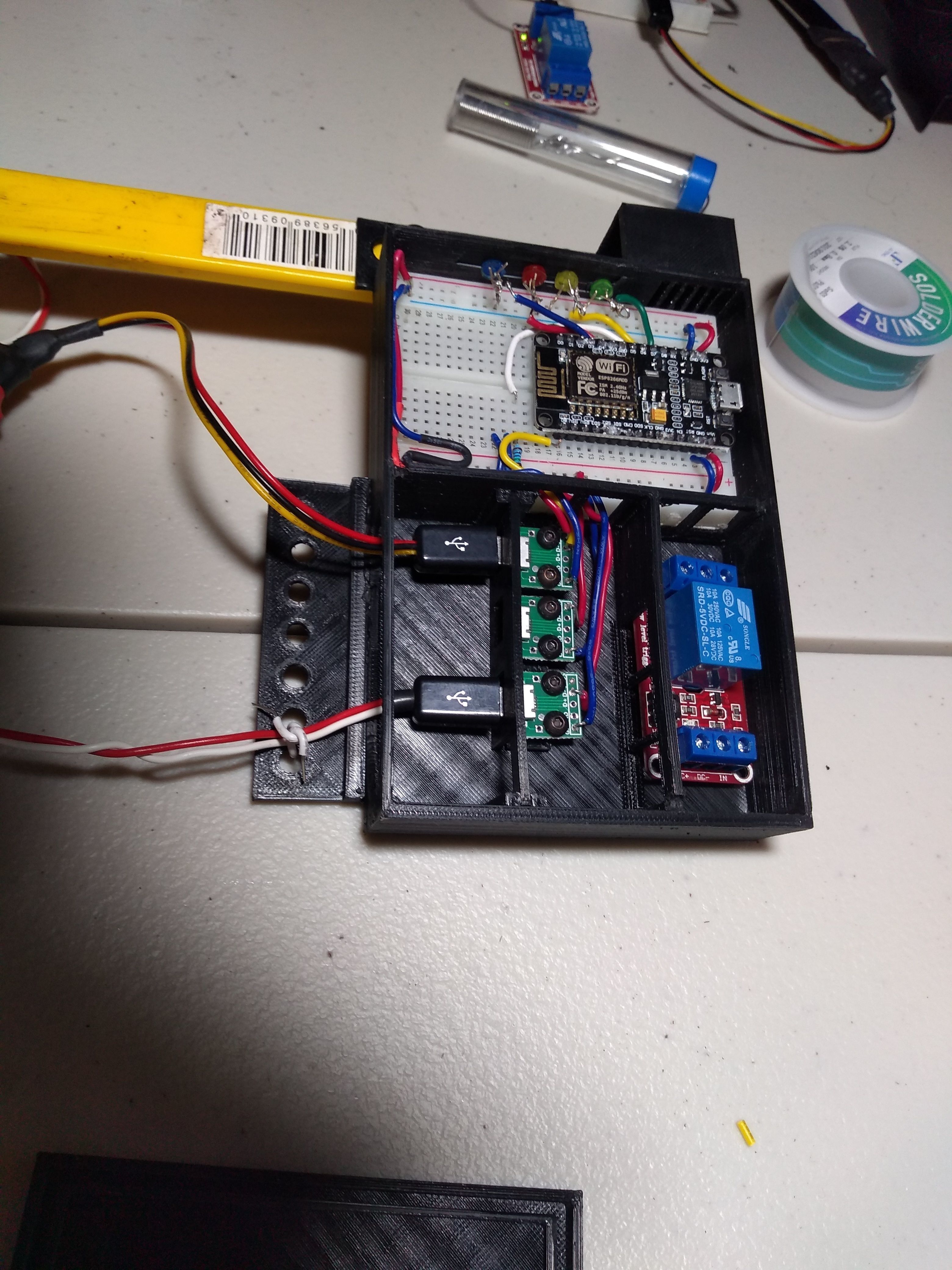 esp8266 or esp32 indoor outdoor box 3D print model_2