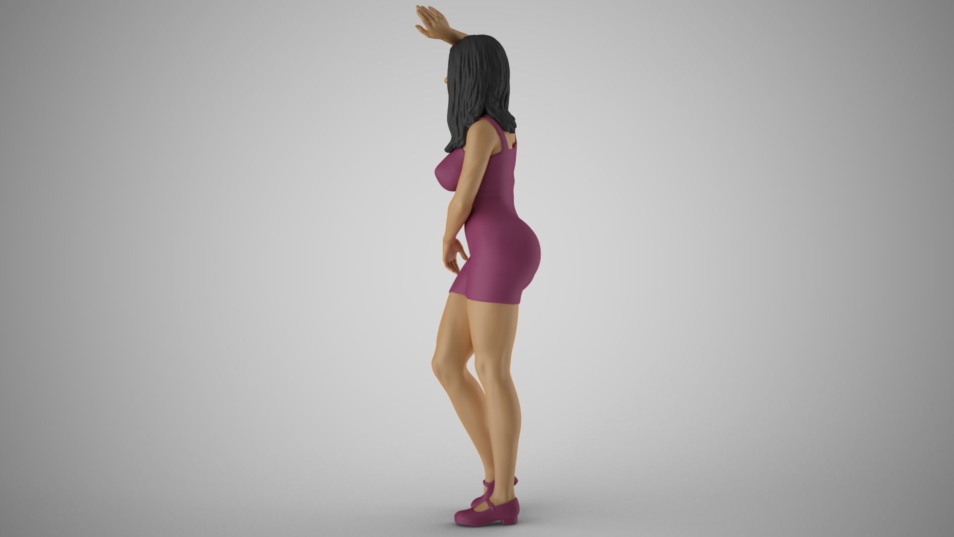 New Girl in Town 3D print model_5