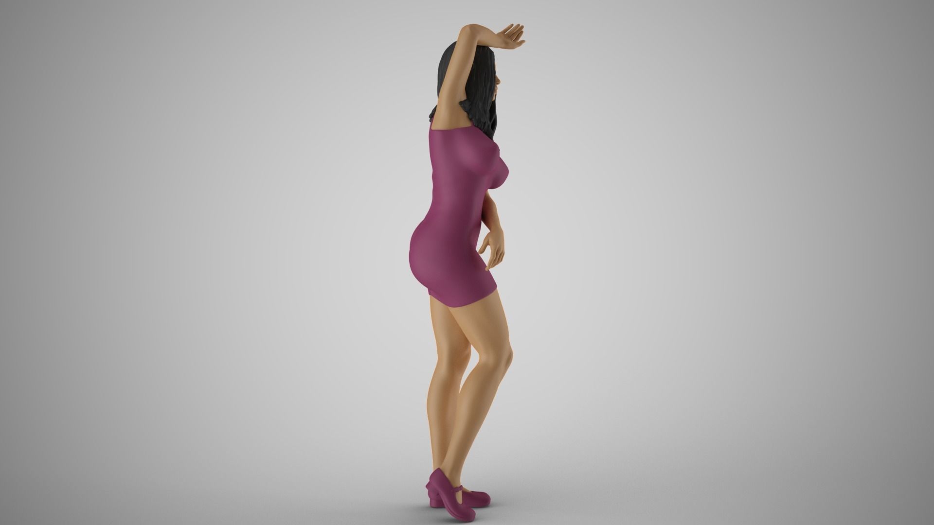 New Girl in Town 3D print model_9