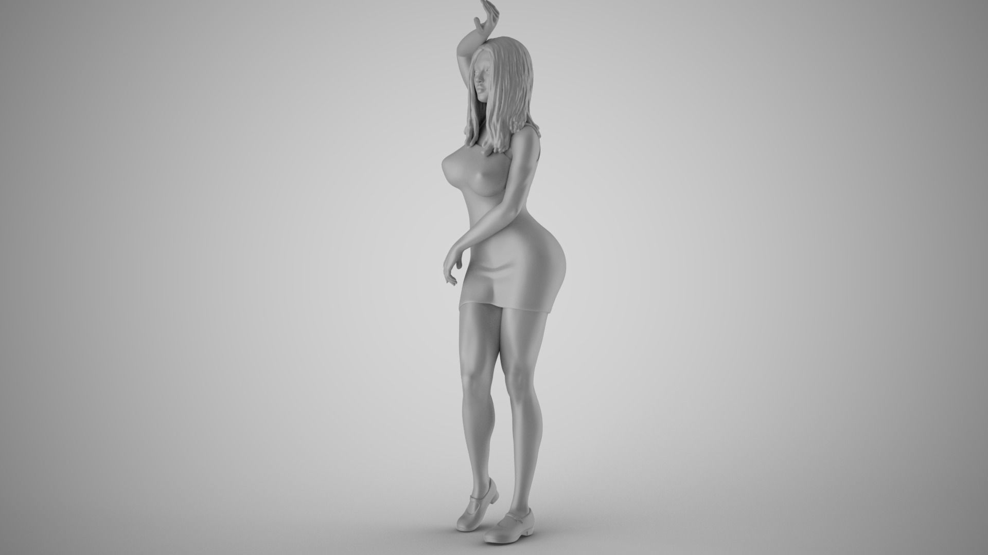 New Girl in Town 3D print model_3