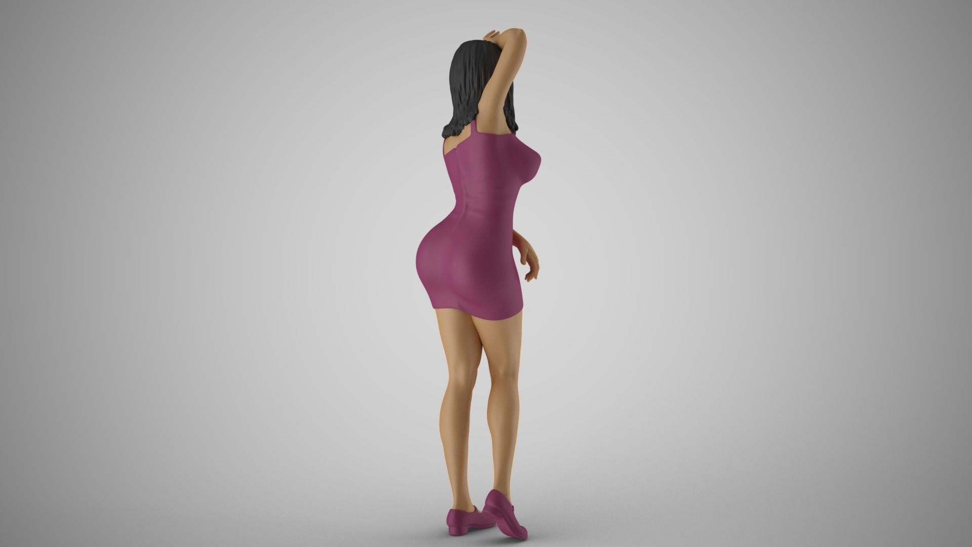 New Girl in Town 3D print model_8