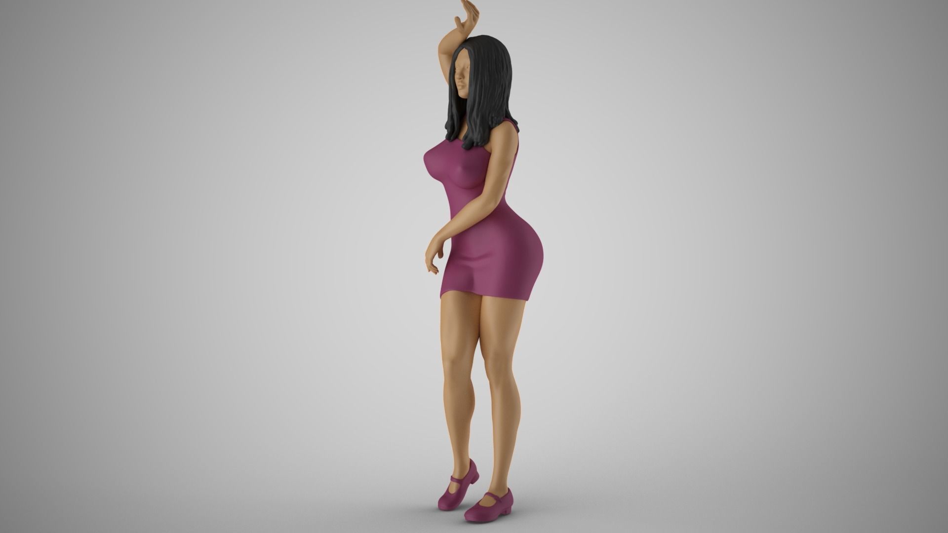 New Girl in Town 3D print model_4
