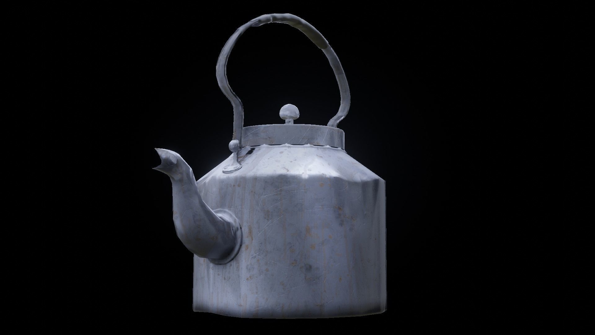 Chai Kettle LP Low-poly 3D model_3