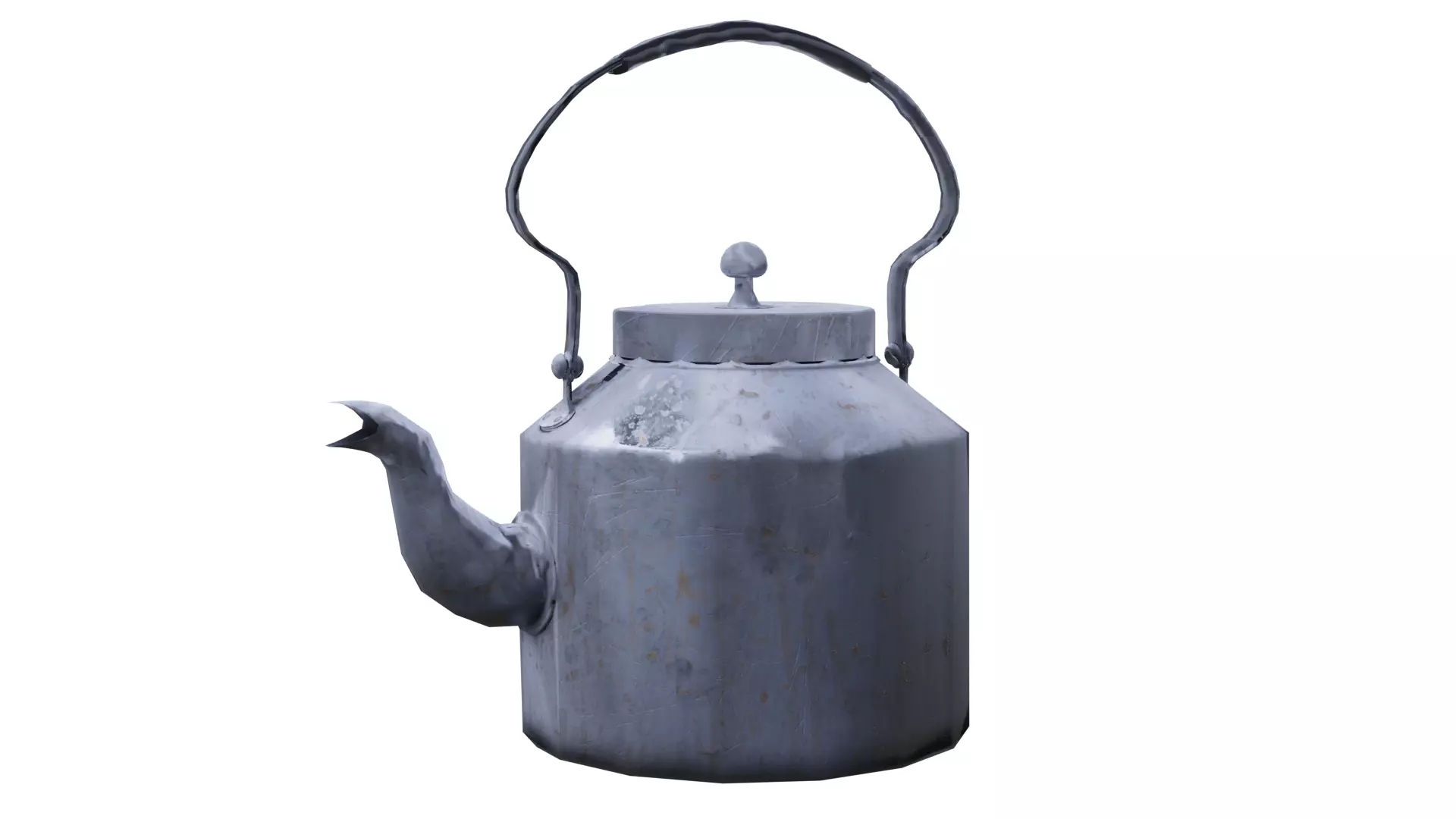 Chai Kettle LP Low-poly 3D model_0