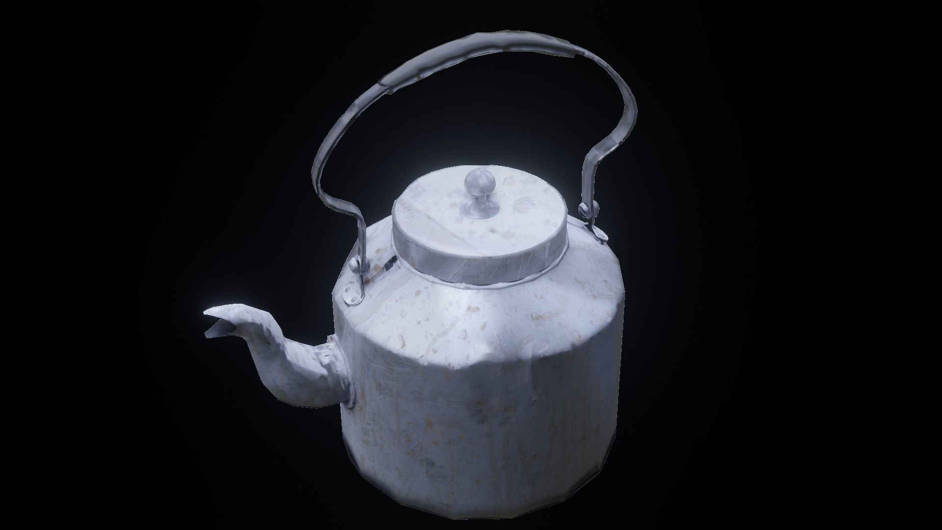 Chai Kettle LP Low-poly 3D model_4