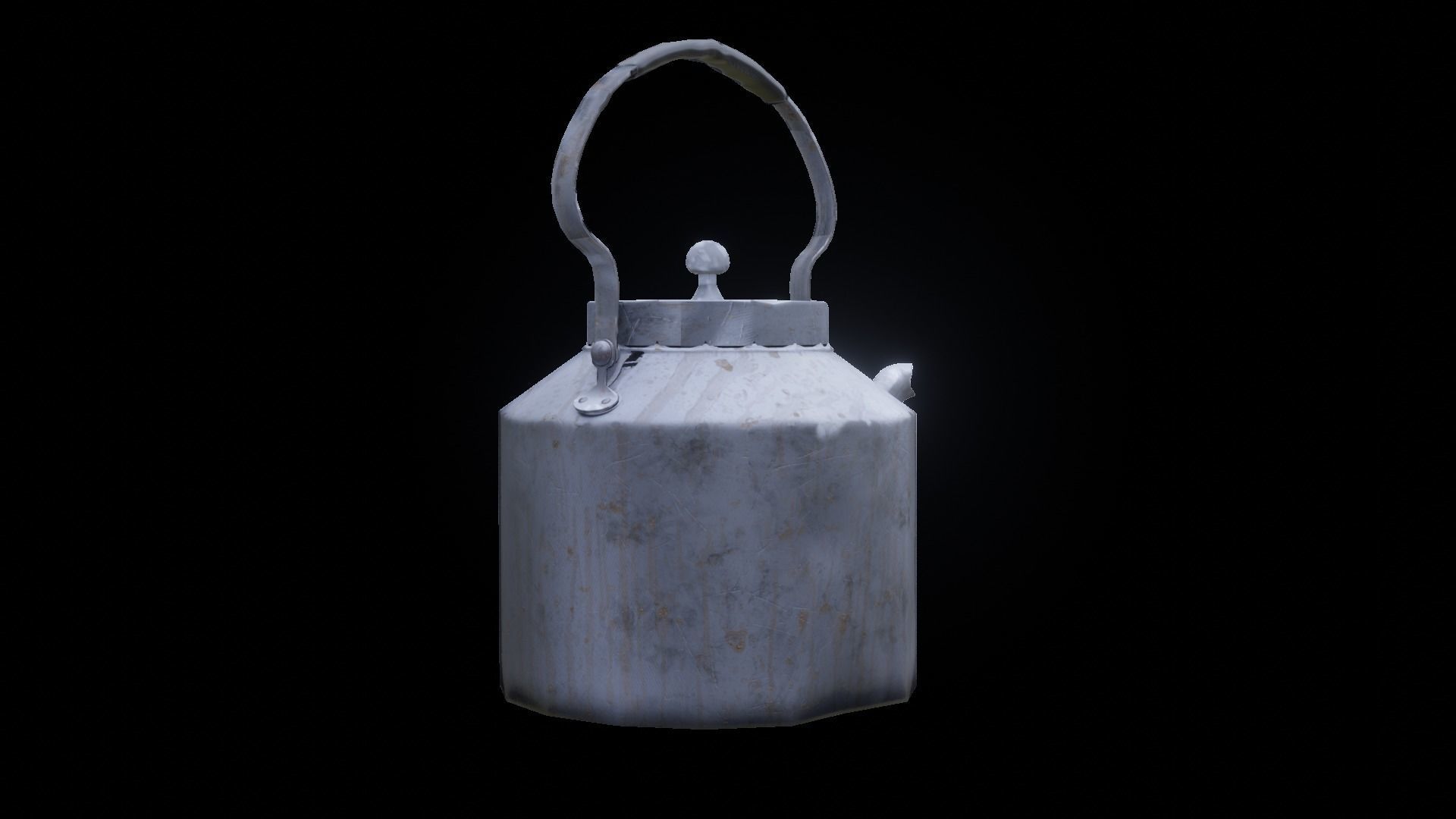 Chai Kettle LP Low-poly 3D model_5