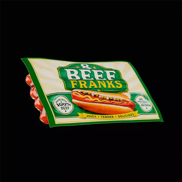 Package of Sausage 1 3D model