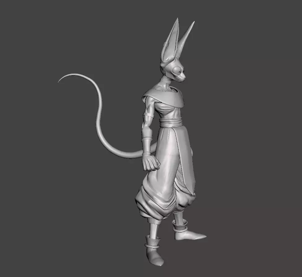 Beerus God of Destruction 3D Model 3D print model