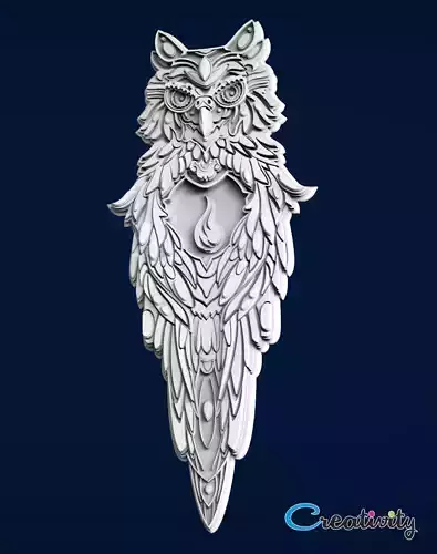 OWL design by Creativity 3D print model