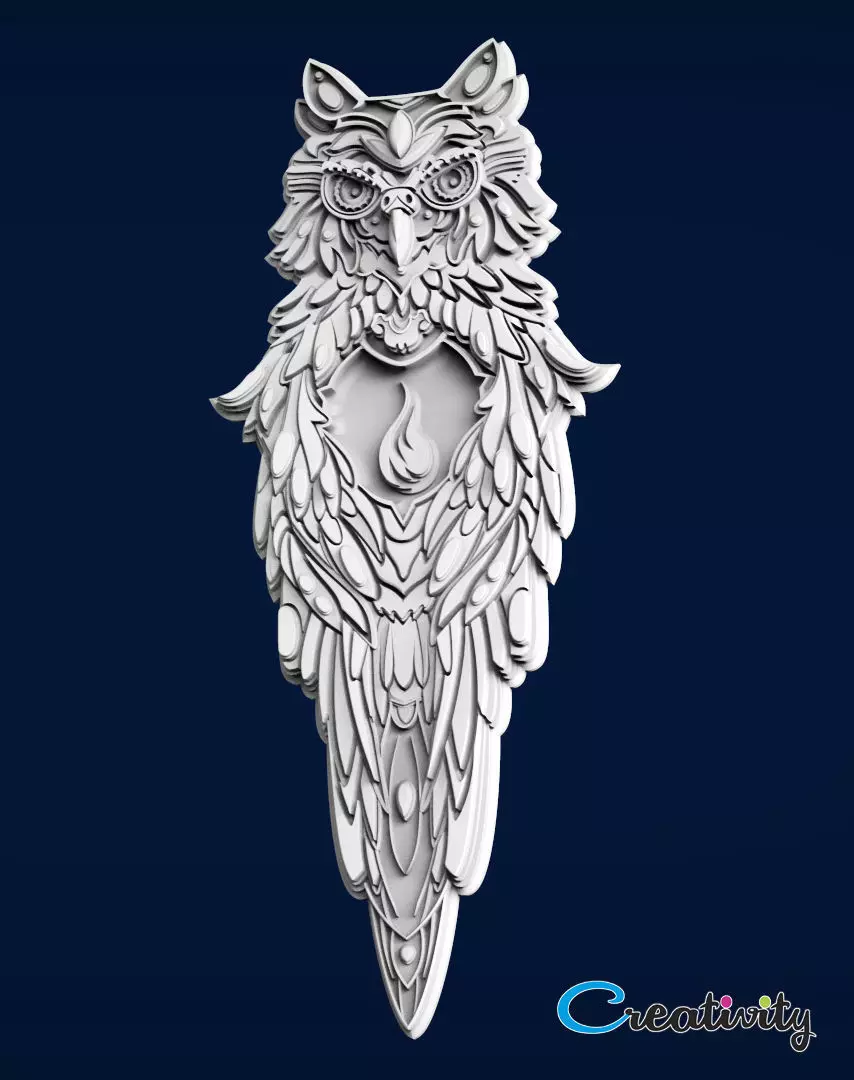 OWL design by Creativity 3D print model