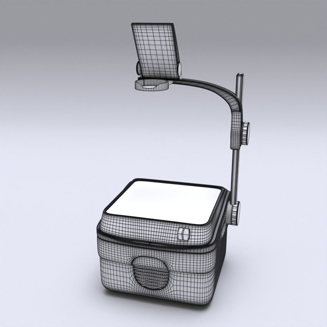 Overhead Projector 3D model_5