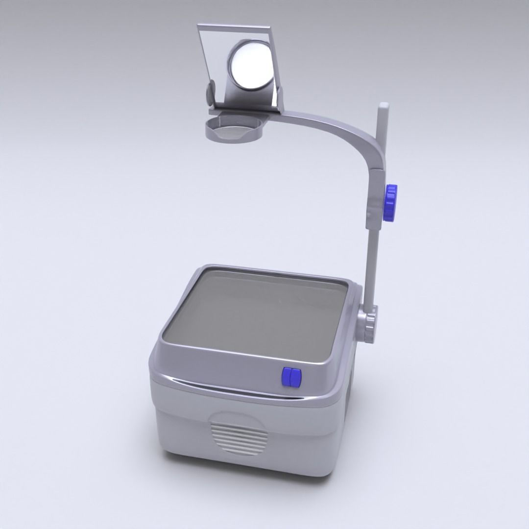 Overhead Projector 3D model_4