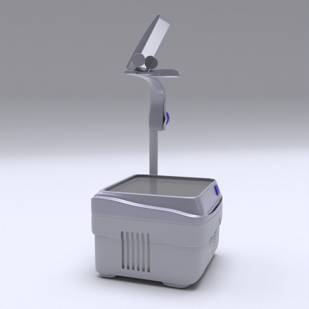 Overhead Projector 3D model_3