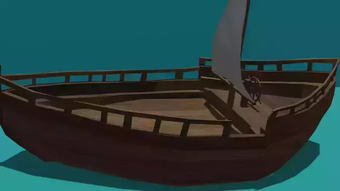 the wooden ship