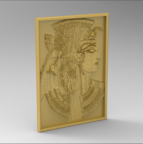 Queen nitocris STL Reliefs for CNC machines 3D print model