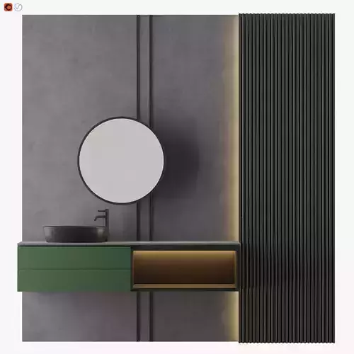 MODERN - Gray Bathroom - 11