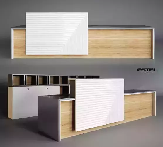 reception table 3D model
