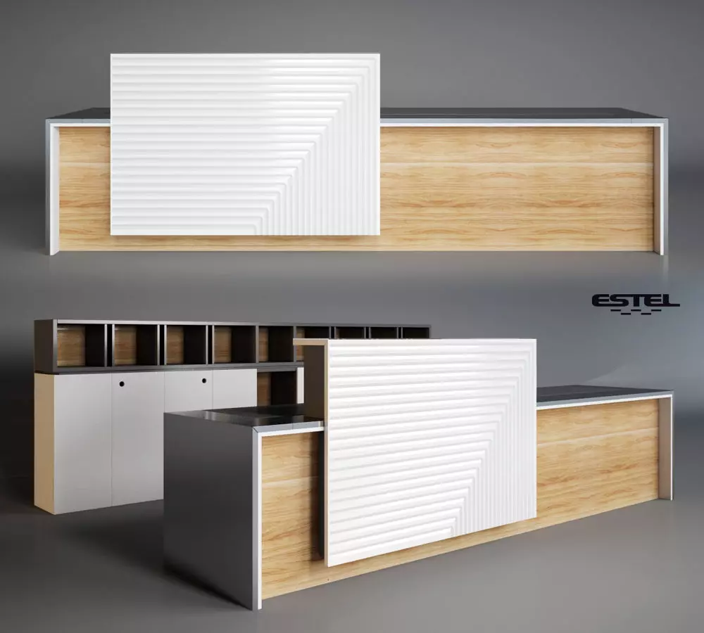 reception table 3D model_0