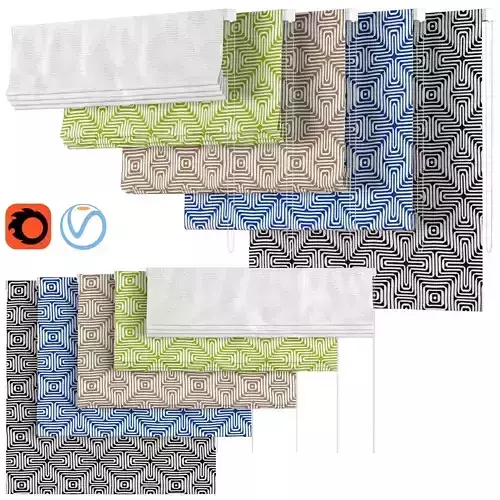 Roman Curtains 61 Etsy LynnChalk Trina Turk Amazing Maze