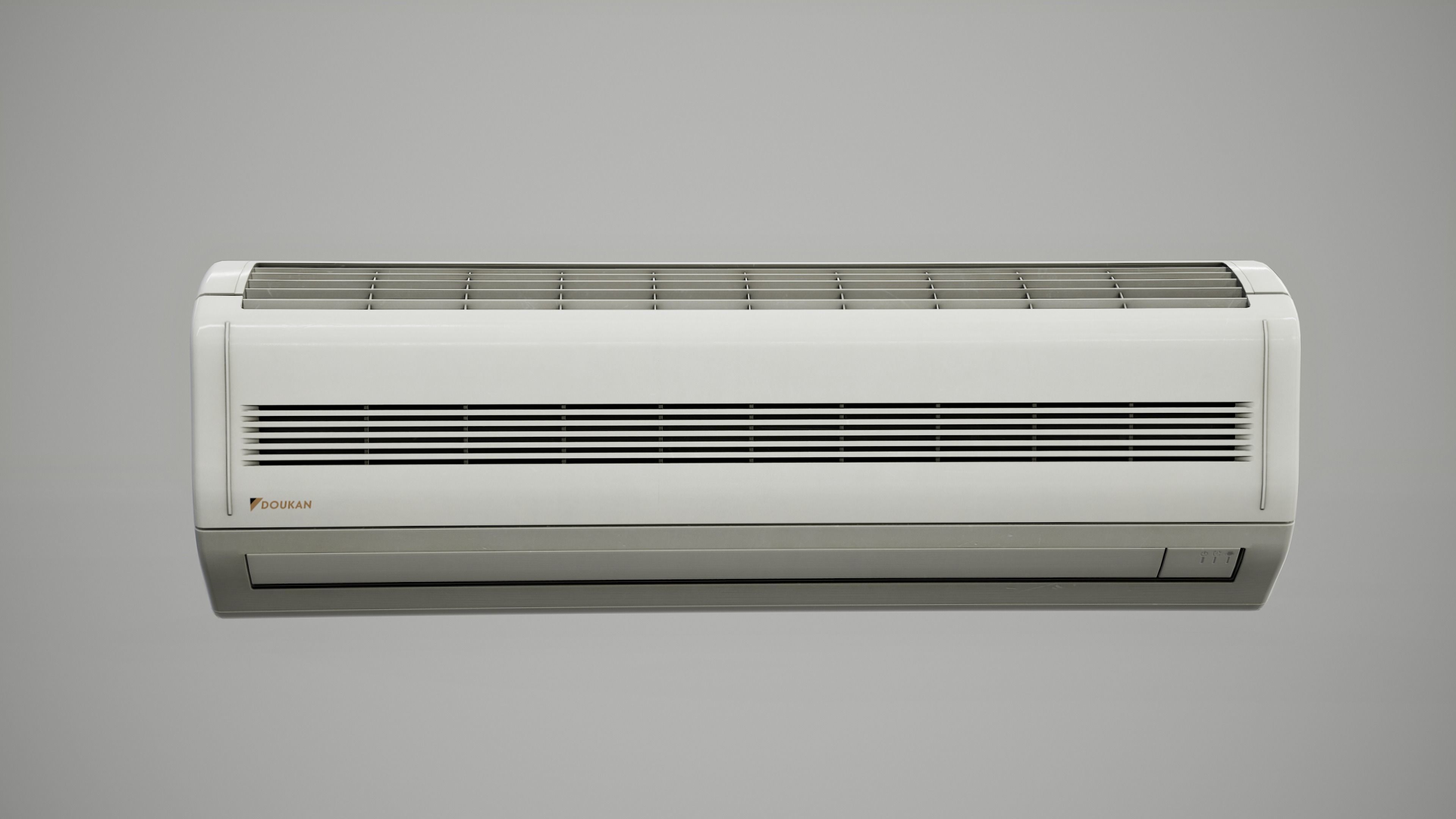Air Conditioner Indoor Unit Low-poly 3D model_3