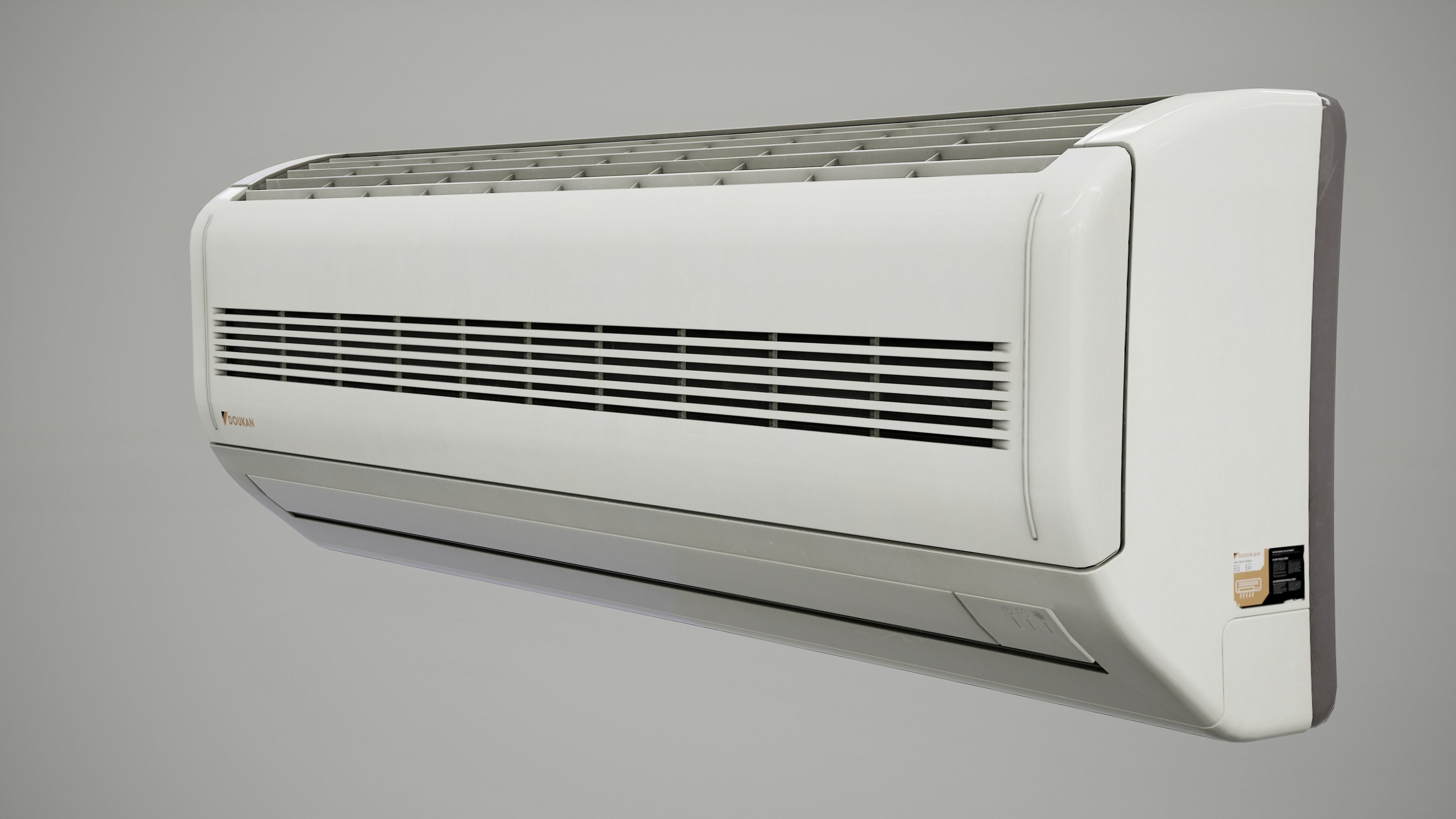 Air Conditioner Indoor Unit Low-poly 3D model_5