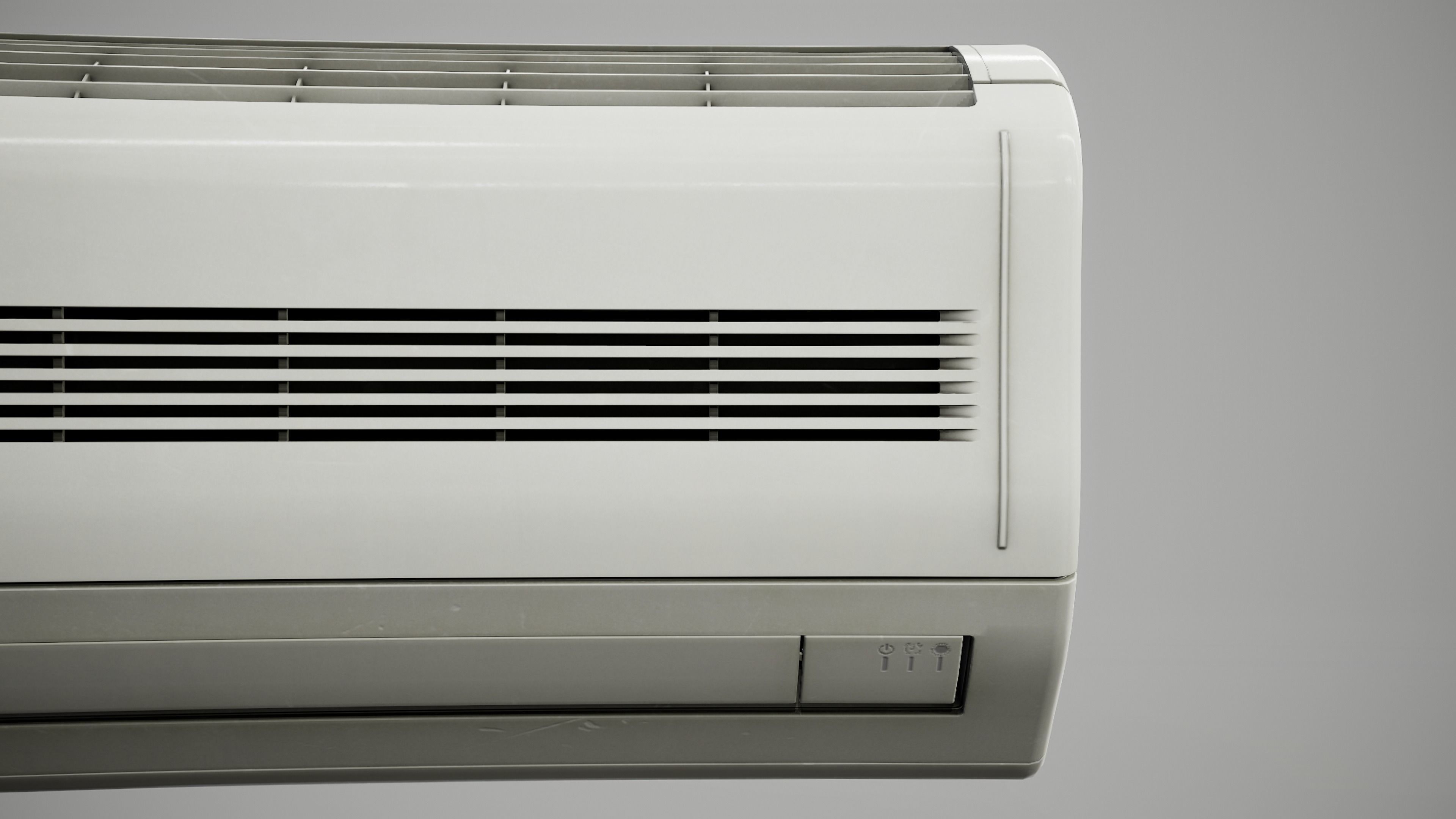 Air Conditioner Indoor Unit Low-poly 3D model_11