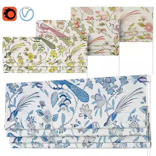 Roman Curtains 62 Fabric Carolina Etsy Schumacher Campagne