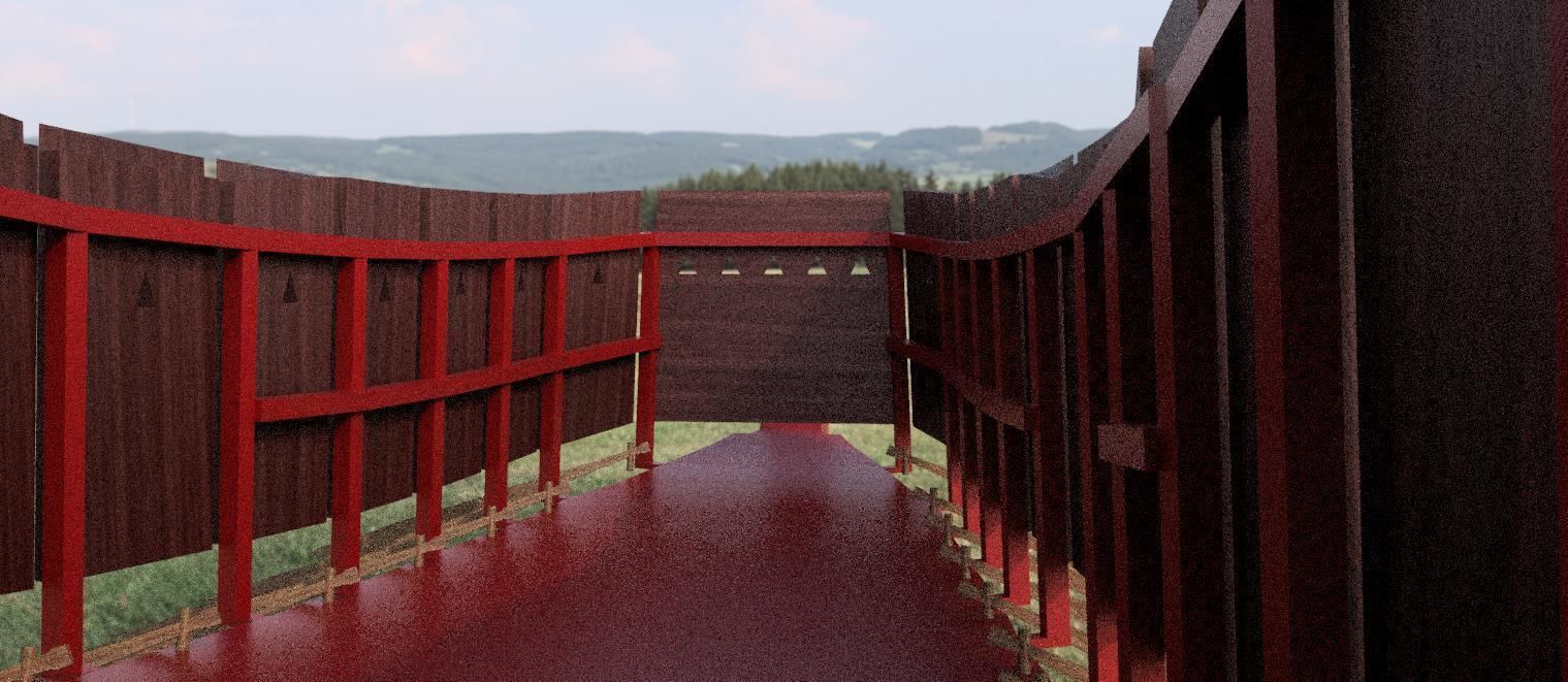 Sengoku period Samurai warship- Hayabune Low-poly 3D model_6