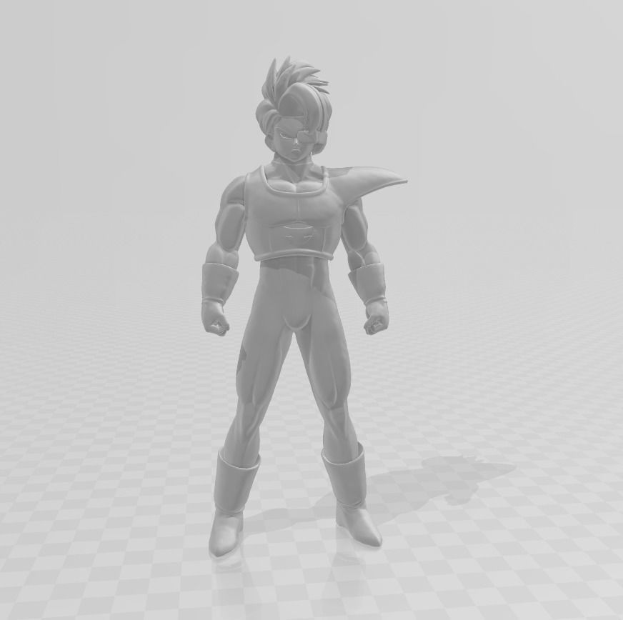 Salza 3D Model dragon ball figure 3D print model_4