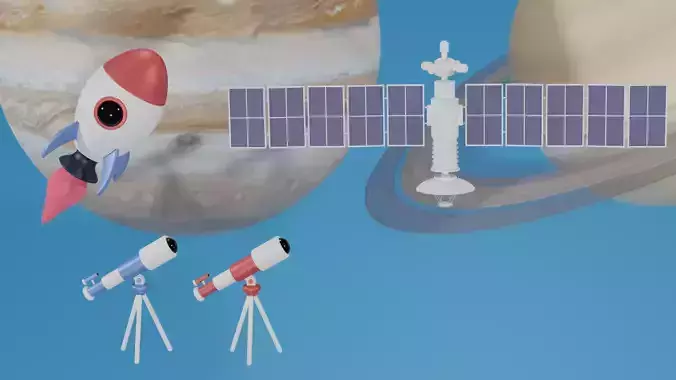 Telescope Rocket Satellite