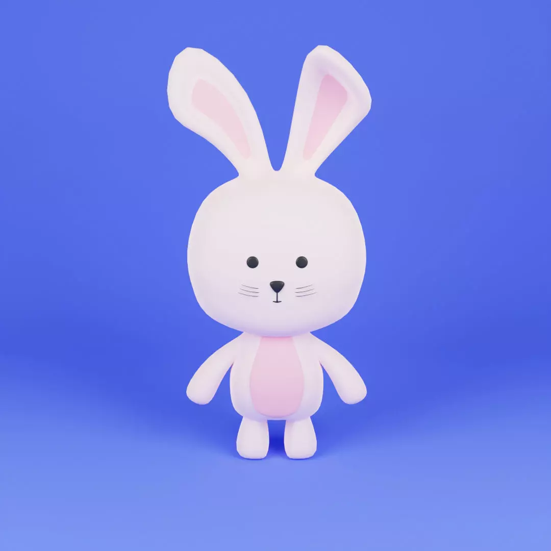Bunny Rabbit 3D model_0