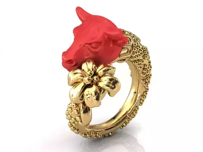 Bull Ring 3D print model