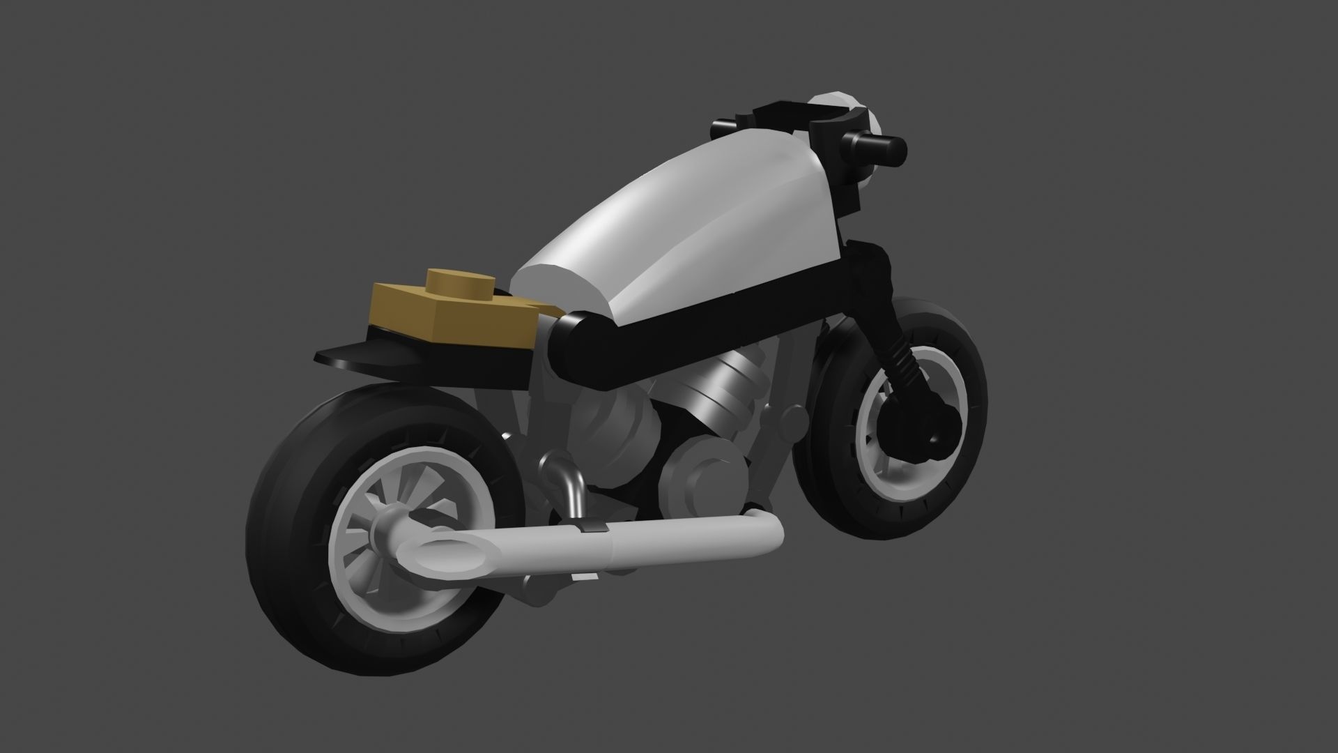Bobber Classic Lego Low-poly 3D model_1
